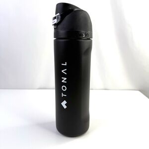 Owala Black Tonal Gym Free Sip 24oz Stainless Steel Straw Water Bottle
